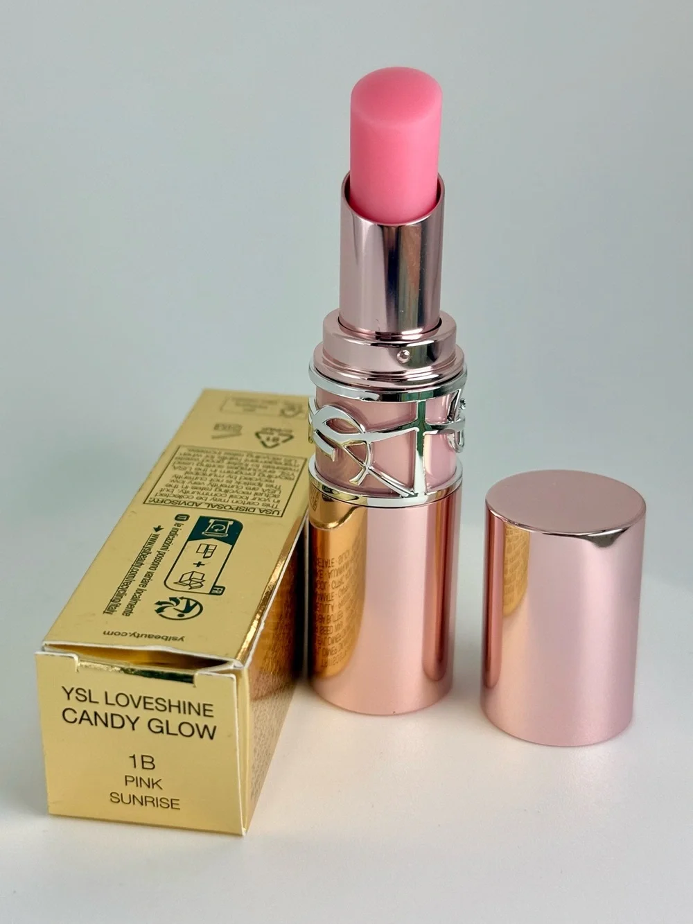 Yves Saint Laurent (YSL) Loveshine Candy Glow Lip Balm - 1B Pink
